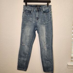 Judy Blue Women Jeans 30 Blue Denim Slim Fit Stretch Distressed jeans